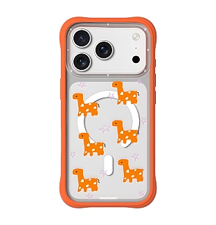 قاب زرافه Giraffe نارنجی یانگ کیت Youngkit آیفون